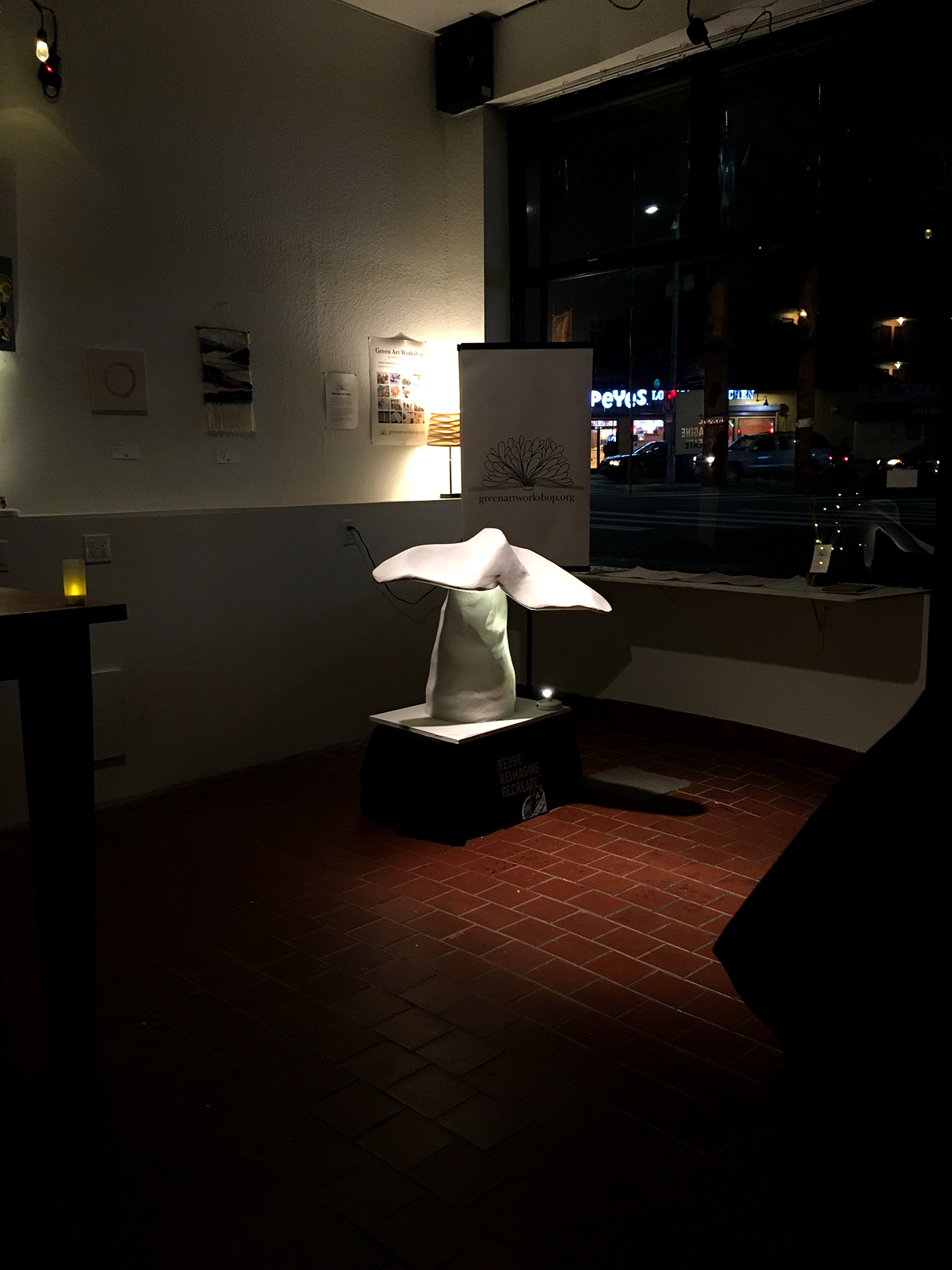 Green Sculpture: Whale